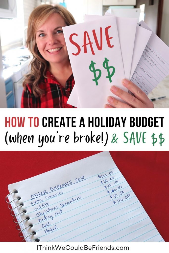 How To Create A Holiday Budget (when YOU’RE BROKE!!) & Save MONEY!